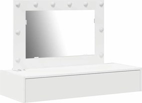 vidaXL Masă de Machiaj cu sertar Alb 100 x 40 x 70 cm Lemn compozit