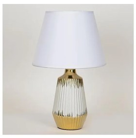 Lampă de masă 1xE14/40W/230V alb/auriu