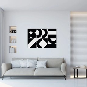 Tablou - Abstracție geometrică N⁰2 (90x60 cm)