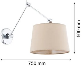 Argon 3546 - Aplica perete ZAKYNTOS 1xE27/60W