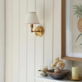 Lampă LED reîncărcabilă dimabilă de perete Endon 114830 BURLEY LED/1,5W/5V alamă/crem