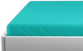 Cearceaf de jerseu pentru patut EXCLUSIVE 60x120 cm turcoaz