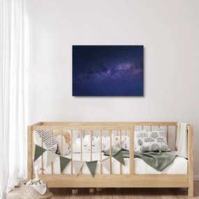Tablou pe sticlă cerului nocturn (70x50 cm)