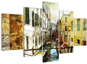 Tablou - Strada din Veneția (150x105 cm)