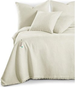 Cuvertură crem din janilie 220x240 cm Talo – Filumi