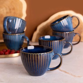 Altom Set de 2 căni jumbo Reactive Stripes 450 ml