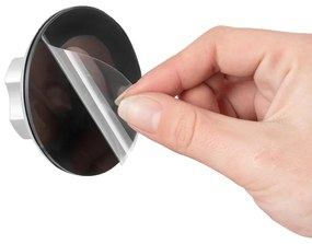 Cârlige argintii 4 buc. autoadezive din plastic Bestlock – Compactor