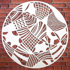 DUBLEZ | Tablou abstract din lemn - Ghem