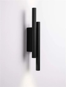 Aplica LED ambientala stil minimalist PARON 2 negru H-38cm