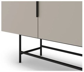 Comodă crem joasă 200x77,5 cm Eldia – Marckeric