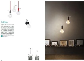 Aplica moderna EDISON AP1 BIANCO 138374