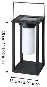 Lampă LED solară de masă Eglo 901089 USIGNI LED/3,3W/3,7V IP44