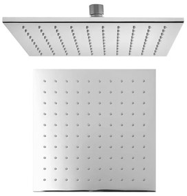 Cap de duș argintiu lucios din alamă – Sapho