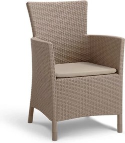 Set mobilier de grădină Iowa Balcon cu masă Luzon cappuccino