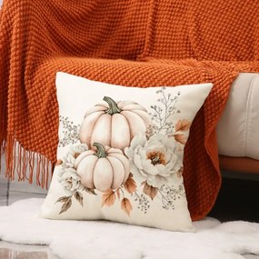 Fata de perna BLOSSOM FALL 45x45 cm, cremovi.