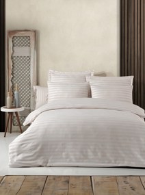 Set lenjerie pat 162ELR4133, bej, bumbac/poliester, 200x220 cm, cu cea