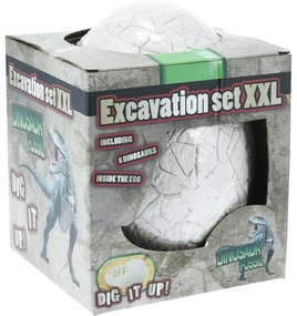 Set de excavare Dino 8 piese, 15 x 15 x 18 cm
