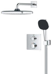 Grohe Vitalio Comfort set de dus ascuns cu termostat da StarLight Chrome 34882000