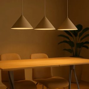 Lustră suspendată CAPITAL cu cablu, 3xGX53/15W/230V, bej