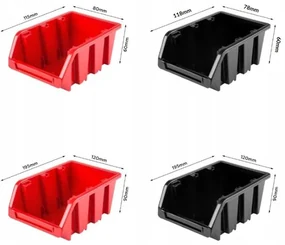 Panou de perete pentru scule 115X78 cm + 32 cutii