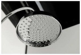 Set de duș argintiu lucios din alamă 142 cm cu duș suspendat/cu duș de mână Antea – Sapho