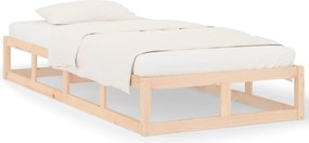 vidaXL Cadru de pat, 100x200 cm, lemn masiv