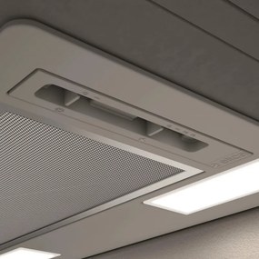 Hota de bucatarie incorporabila Elica Era GR 52, 81 W, 52 cm, Clasa C, 224 m³/h, Iluminare LED, Argintiu