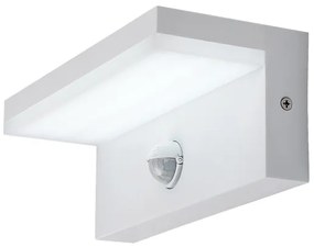 Aplică LED de exterior cu senzor Rabalux 77116 ZARAGOZA LED/9W/230V IP54 alb