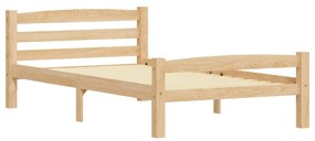 322061 vidaXL Cadru de pat, 90x200 cm, lemn masiv de pin