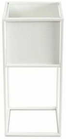 Suport pentru flori 50x24 cm, alb