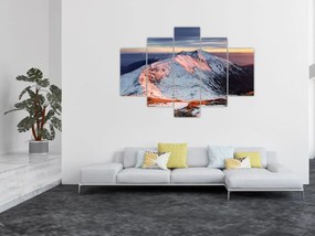 Tablou - Panoramă montană de iarnă II. (150x105 cm)