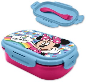 Disney Minnie Cutie de sandvișuri Rainbows + set de tacâmuri