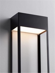 Aplica LED iluminat ambiental perete exterior IP65 MOBY negru