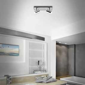 Briloner 2731-028 - Aplică de baie BANYO 2xGU10/5W/230V crom lucios