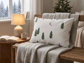 Husa pentru perna din flanel SKIORA 50x70 cm, bej