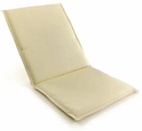 Saltea pentru scaune de grădină joase - crem