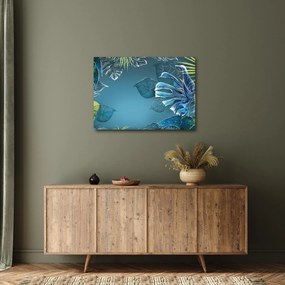 Tablou - Frunzele plantelor tropicale (70x50 cm)