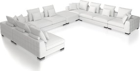 Canapea, Modul 2 locuri design LUX Clifford, alb 113813 HZ