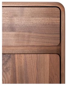 Comodă maro din lemn de nuc 90x110x45 cm Fawn – Gazzda