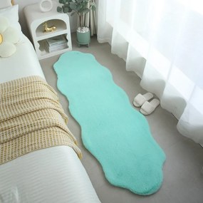 Blană verde-mentă sintetică 60x180 cm Caty – Ayyildiz Carpets