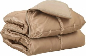 vidaXL Duvet complet pe tot parcursul anului Auriu 135 x 200 cm