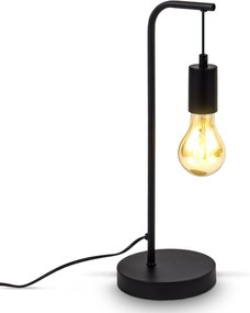 BKLICHT Lampa de masa RETRO neagra 15/16/42,5 cm