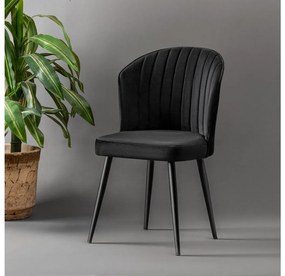 Set 2 buc. scaune sufragerie Rubicon (Negru) . 1102539