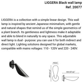 Aplica de perete cu lumina ambientala LIGGERA