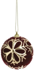 Set 2 globuri Xmas Burgundy