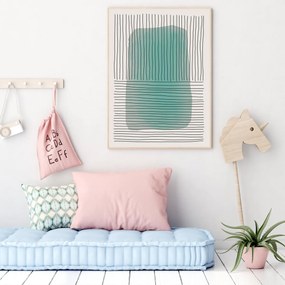 Poster - Abstracție pictată (A4)