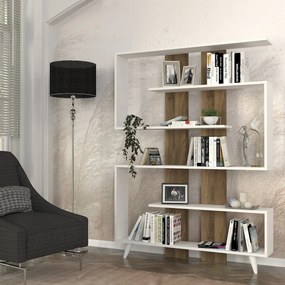 Biblioteca Rain White Walnut