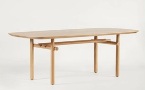Masă lemn masiv Steekla – 220/, 280 × 100 × 75 cm - 280×100×75