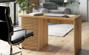 Birou lemn masiv Basko Stejar 120/, 140 × 60 × 75 cm - 140x60x75