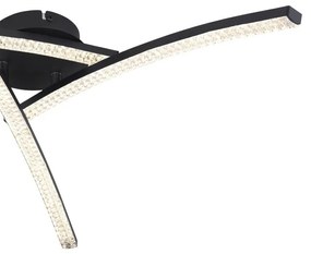 Plafoniera LED design modern Jules negru
